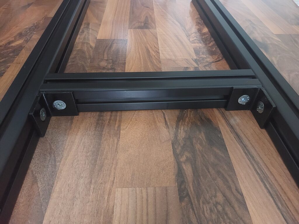 Assembled front of ground frame